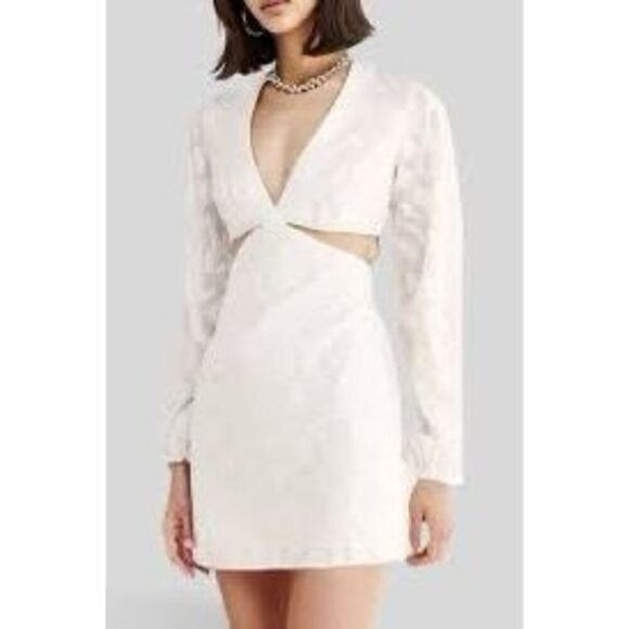 Revolve x Rumer rumer giselle cut out mini white size XS m3 - Picture 1 of 5